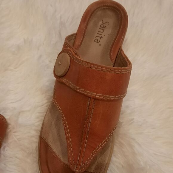 Garnet Hill Sanita Clog Sandal Leather - Picture 8 of 13